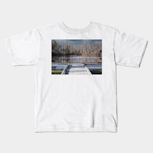 Dock on a Lake Kids T-Shirt